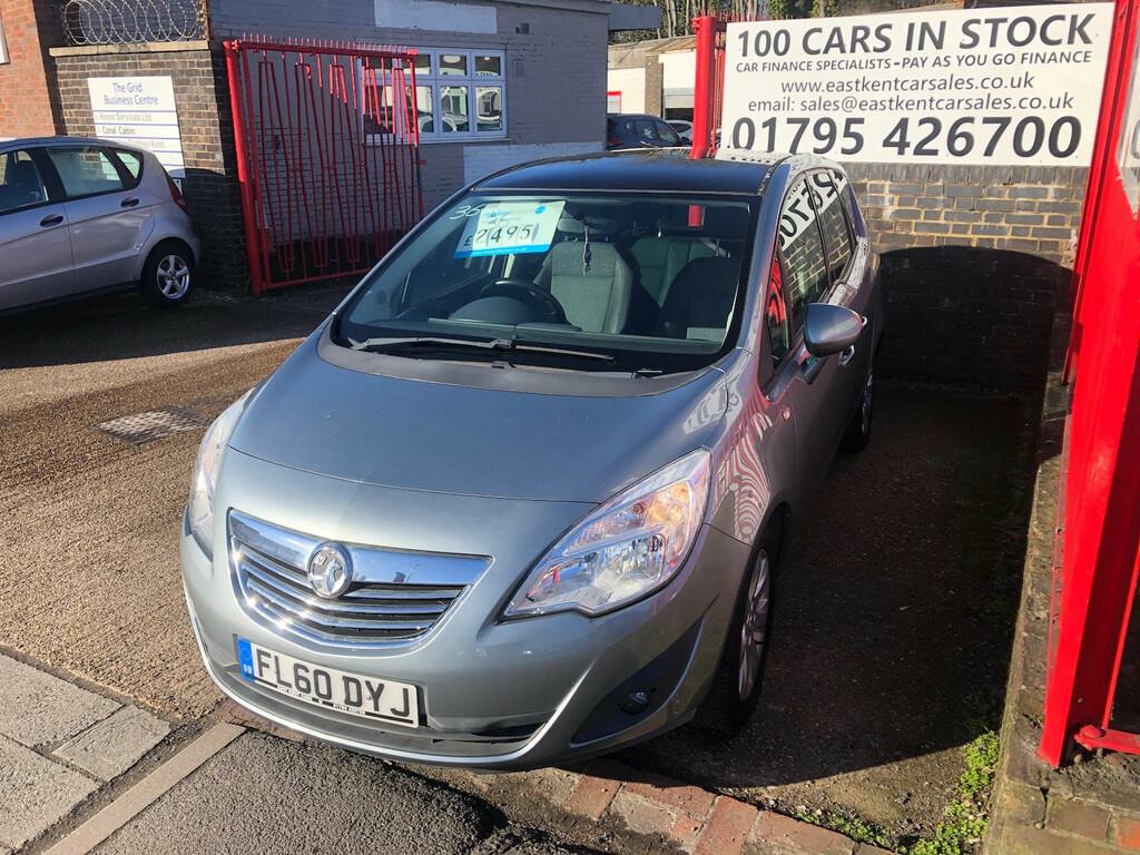 Vauxhall Meriva 1.4 16V Se Mpv Euro 5 100 Ps P FL60DYJ Silver #3