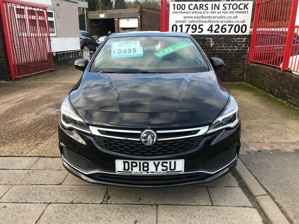 Vauxhall Astra 1.4I Turbo Sri VX Line Nav Hatchback Ma DP18YSU Black #2