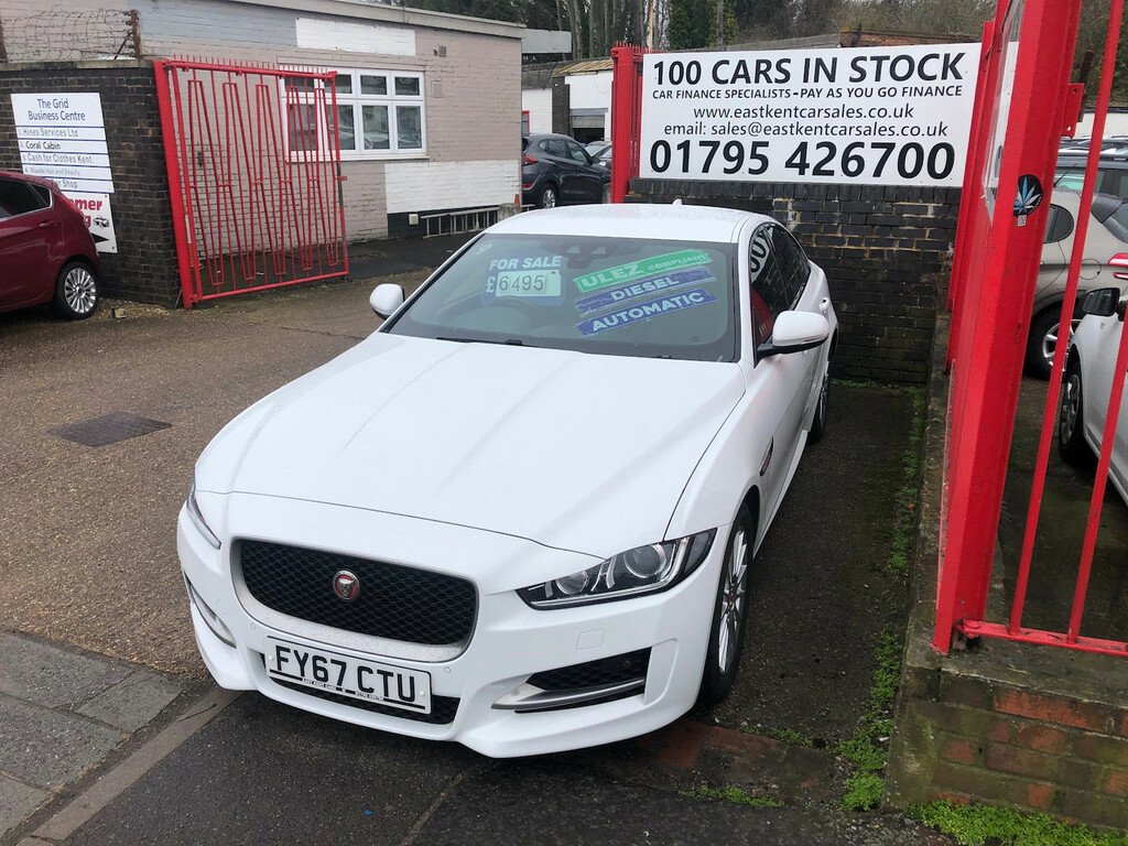 Jaguar XE 2.0D R-sport Saloon Euro 6 S S FY67CTU White #3