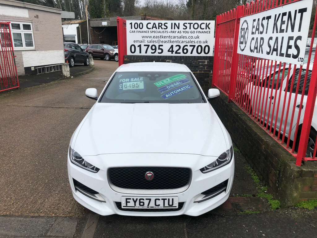 Jaguar XE 2.0D R-sport Saloon Euro 6 S S FY67CTU White #2