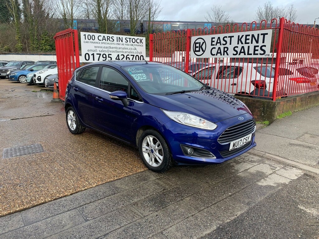 Ford Fiesta 1.0T Ecoboost Zetec Hatchback Eu Blue