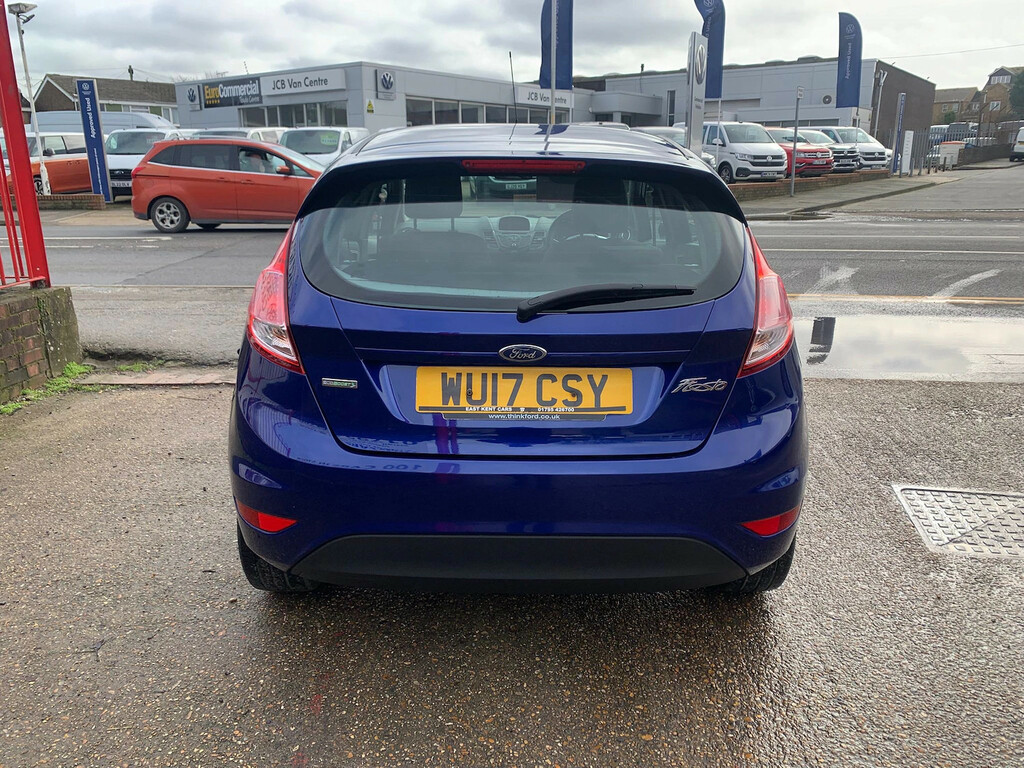 Ford Fiesta 1.0T Ecoboost Zetec Hatchback Eu WU17CSY Blue #6