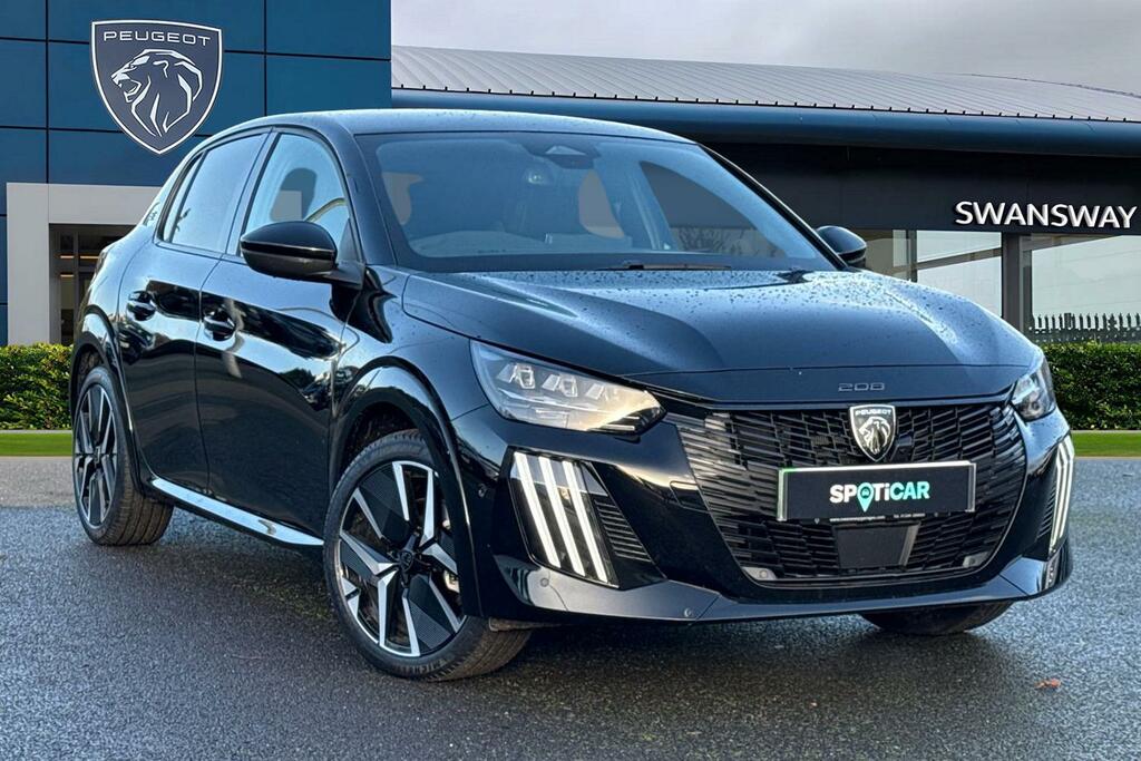 Peugeot e-208 51Kwh Gt Premium 7.4Kw Charger Black