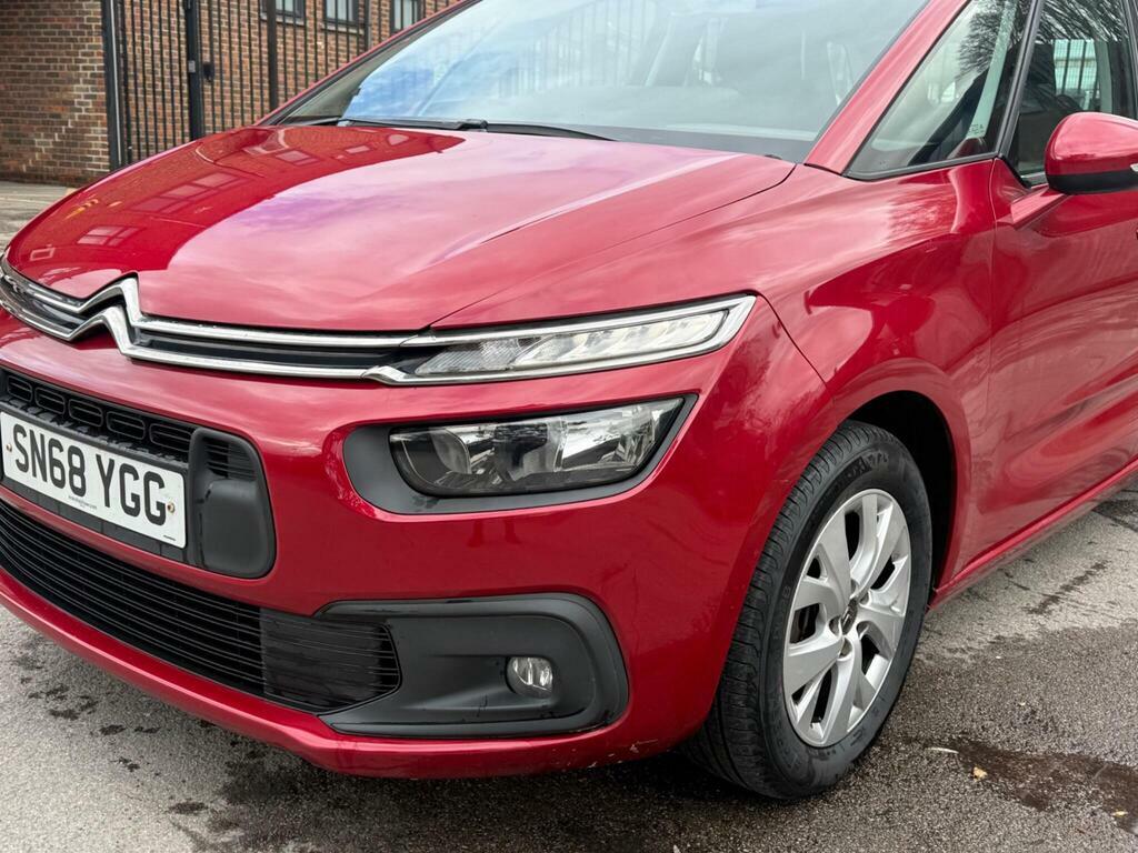 Citroen C4 SpaceTourer 1.2 Puretech Touch Edition Euro 6 S S Red #4