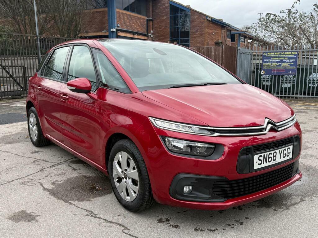 Citroen C4 SpaceTourer 1.2 Puretech Touch Edition Euro 6 S S Red