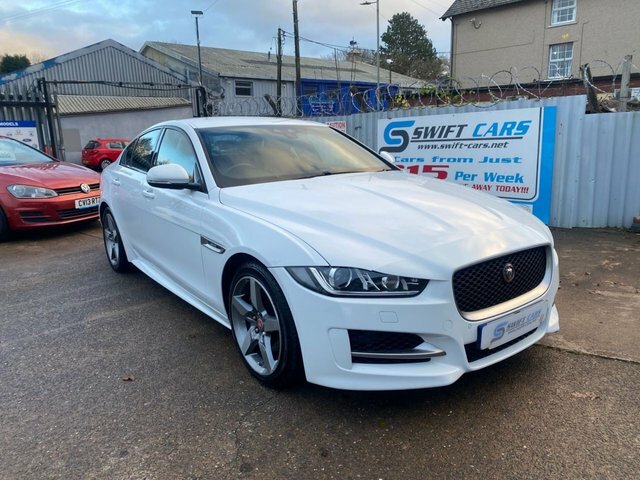 Jaguar XE Saloon LS67HMU White #2