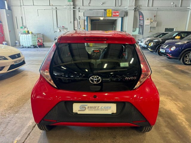 Toyota Aygo Hatchback SB65MJJ Red #4
