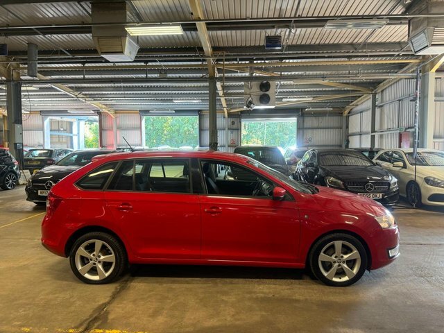 Skoda Rapid Spaceback Hatchback Red #6