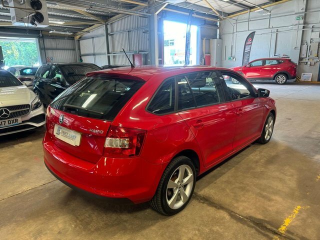 Skoda Rapid Spaceback Hatchback Red #5