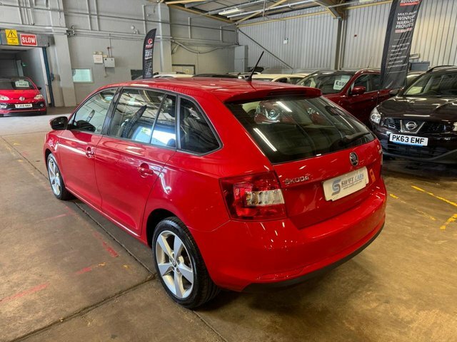 Skoda Rapid Spaceback Hatchback Red #3