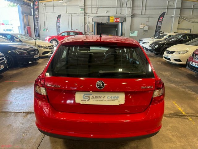 Skoda Rapid Spaceback Hatchback Red #4