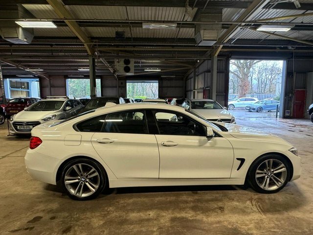 BMW 4 Series Gran Coupe Hatchback MM65YUH White #4