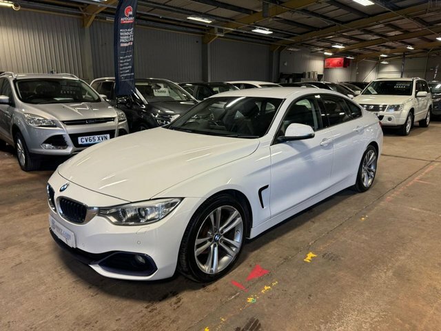 BMW 4 Series Gran Coupe Hatchback MM65YUH White #2
