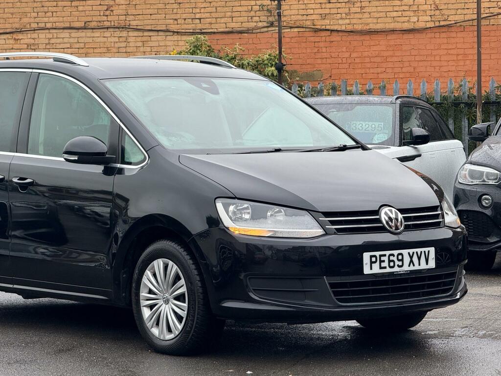 Volkswagen Sharan 2.0 Tdi Se Nav Dsg Euro 6 Ss PE69XYV Black #6