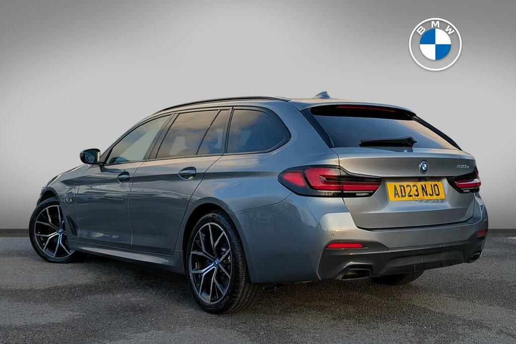 BMW 5 Series 530E M Sport Touring AD23NJO Grey #2
