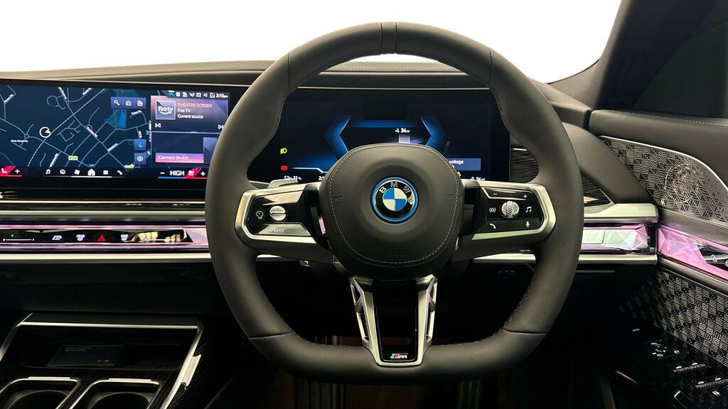 BMW i7 335Kw Edrive50 M Sport 105.7Kwh Exec BX75LWN Black #5