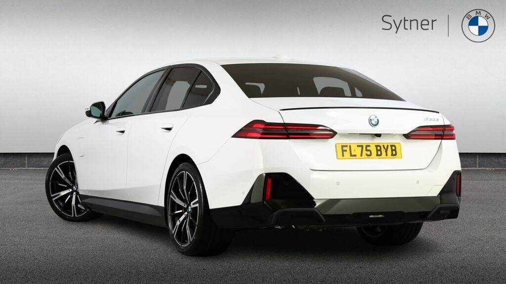 BMW 5 Series 530E M Sport Pro FL75BYB White #2