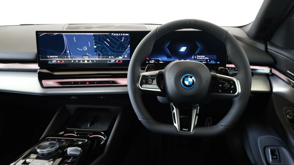 BMW 5 Series 530E M Sport Pro FL75BYB White #5