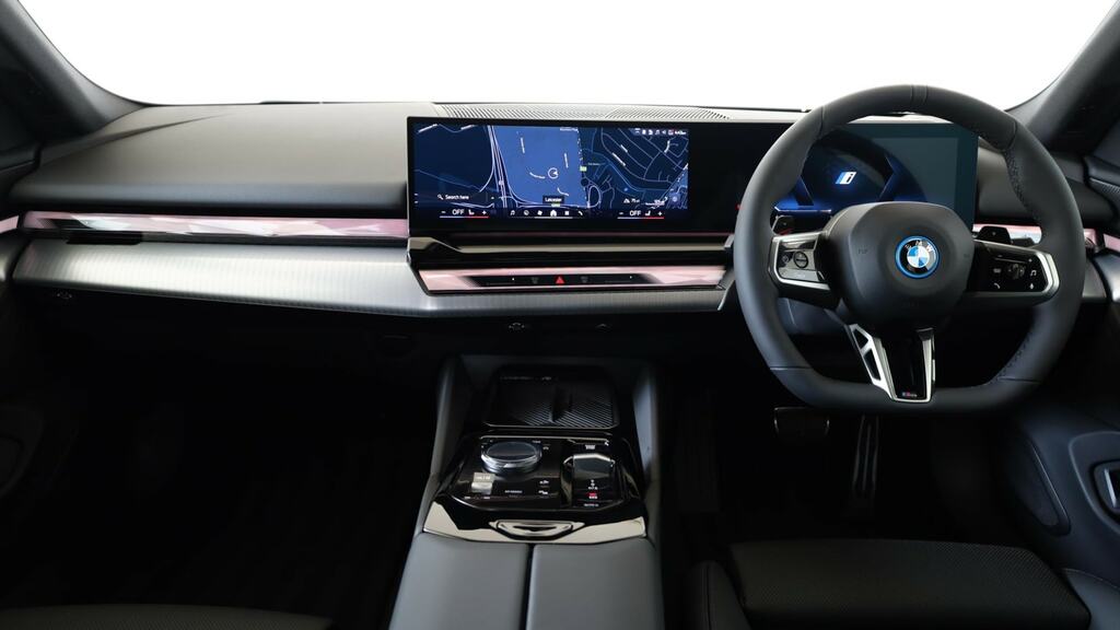 BMW 5 Series 530E M Sport Pro FL75BYB White #4