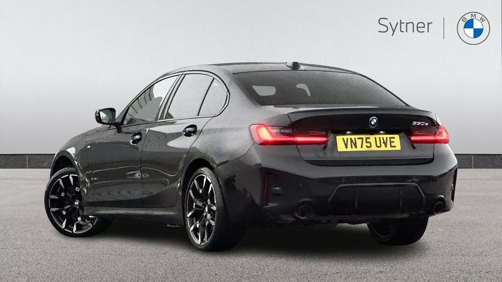 BMW 3 Series 330E 22.3 Kwh M Sport Step Techpro Pack VN75UVE Black #2