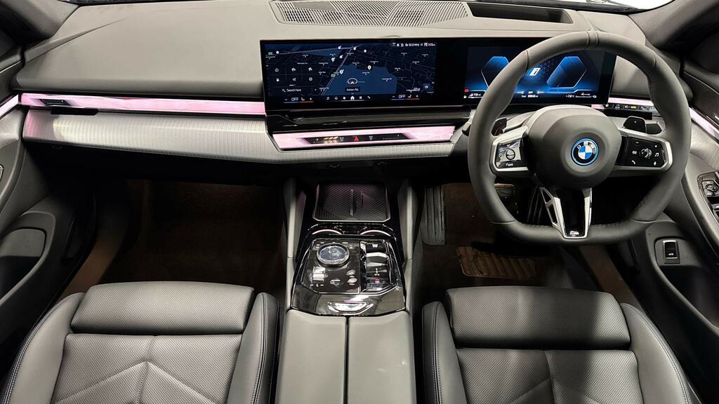 BMW 5 Series 530E M Sport EF75MWE Black #4
