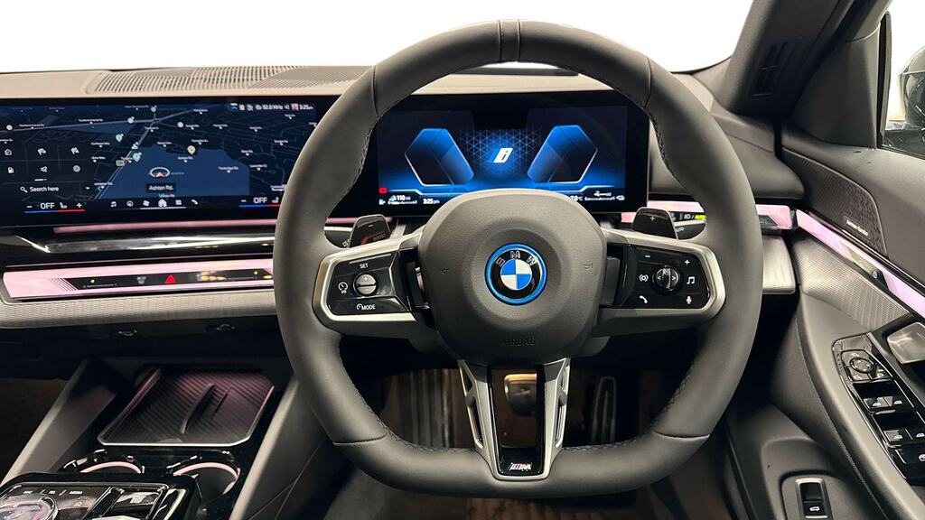 BMW 5 Series 530E M Sport EF75MWE Black #5