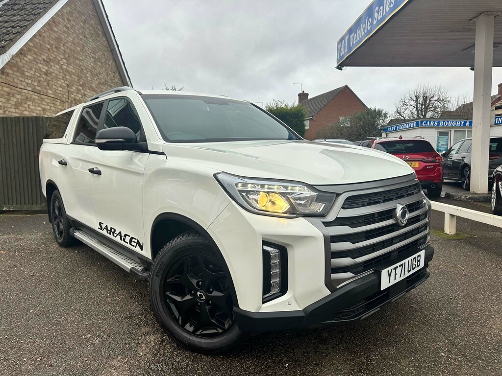 SsangYong Musso Saracen 4Wd YT71UOB White #2