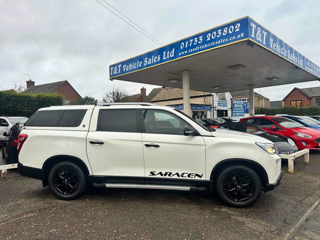 SsangYong Musso Saracen 4Wd YT71UOB White #5