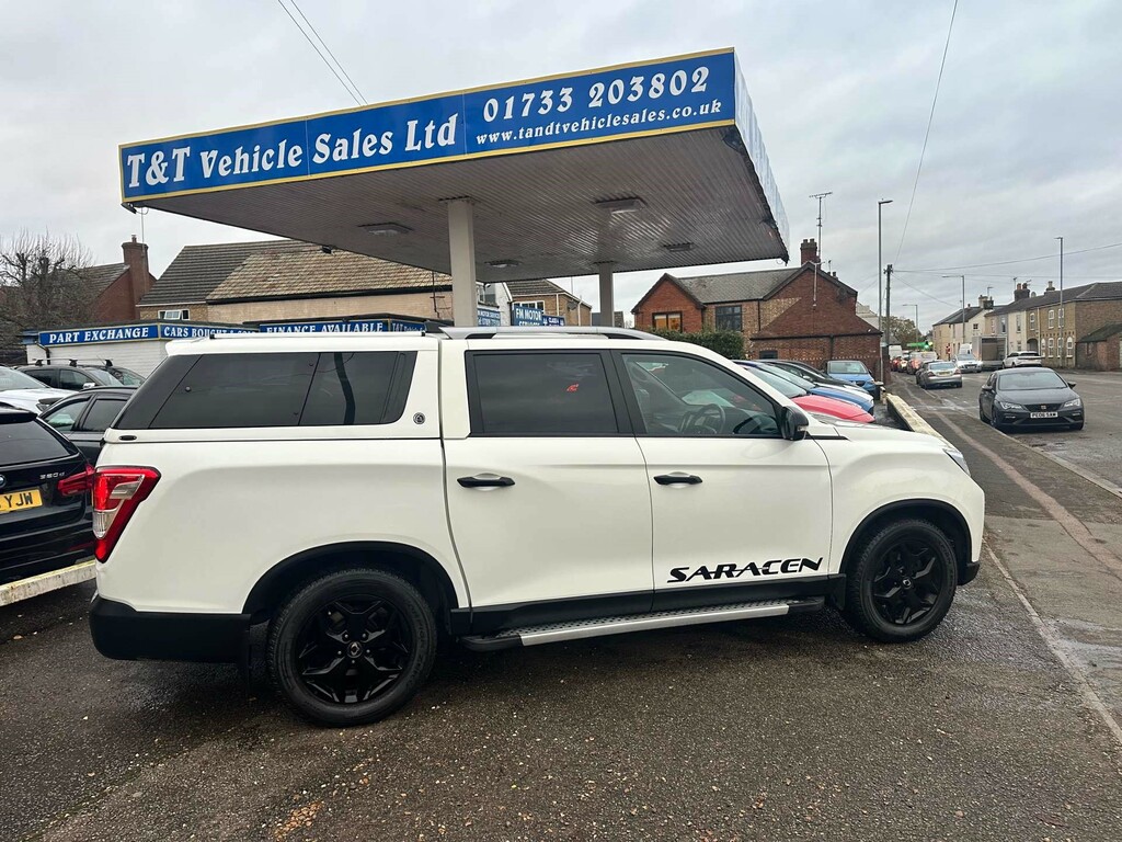 SsangYong Musso Saracen 4Wd YT71UOB White #6