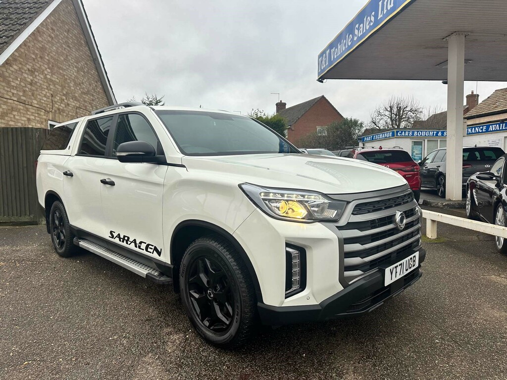 SsangYong Musso Saracen 4Wd YT71UOB White #3