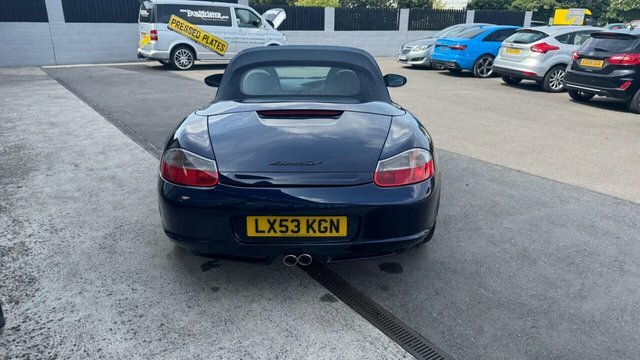 Porsche Boxster Convertible Blue #2