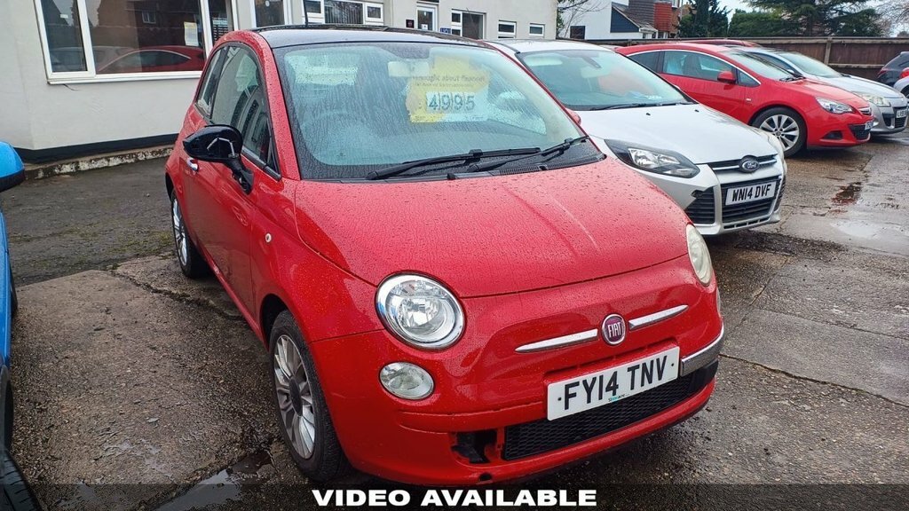 Fiat 500 Hatchback Red