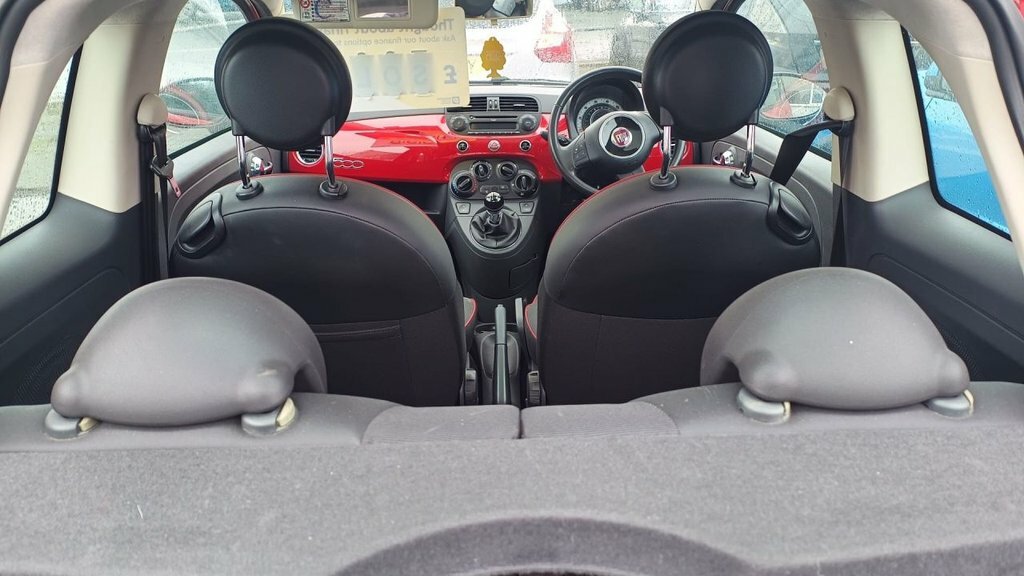 Fiat 500 Hatchback FY14TNV Red #4
