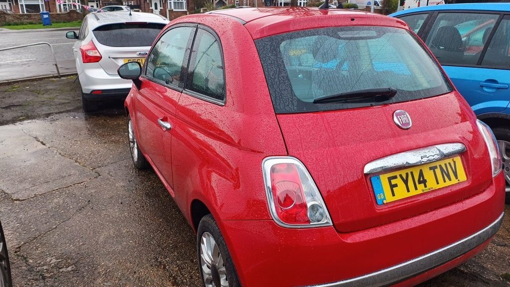 Fiat 500 Hatchback FY14TNV Red #3