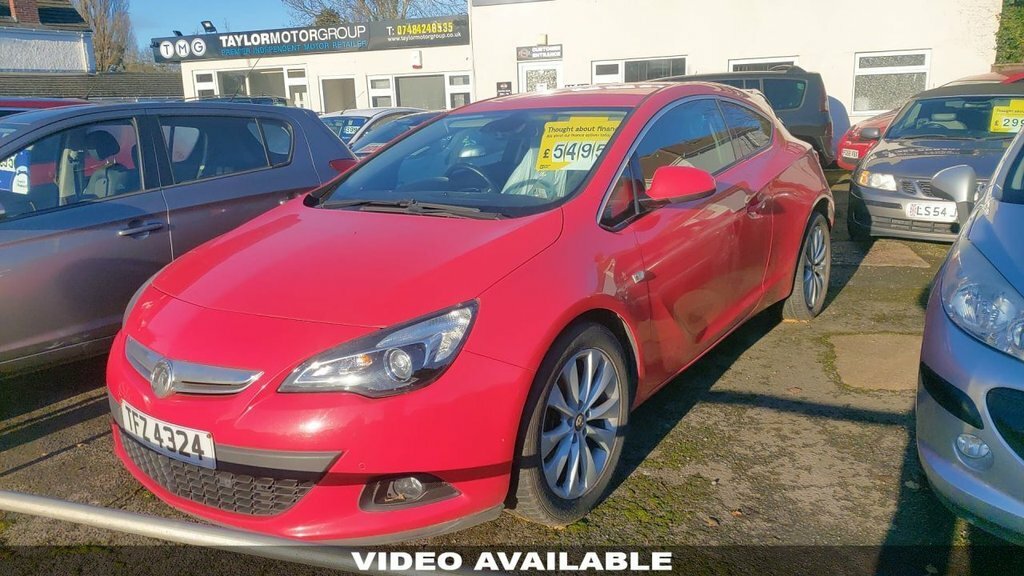 Vauxhall Astra GTC 1.7L Sri Cdti Ss Red