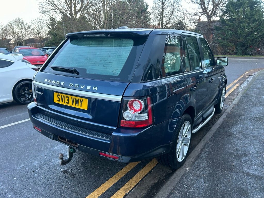 Land Rover Range Rover Sport 3L Hse Black SV13VMY Blue #5