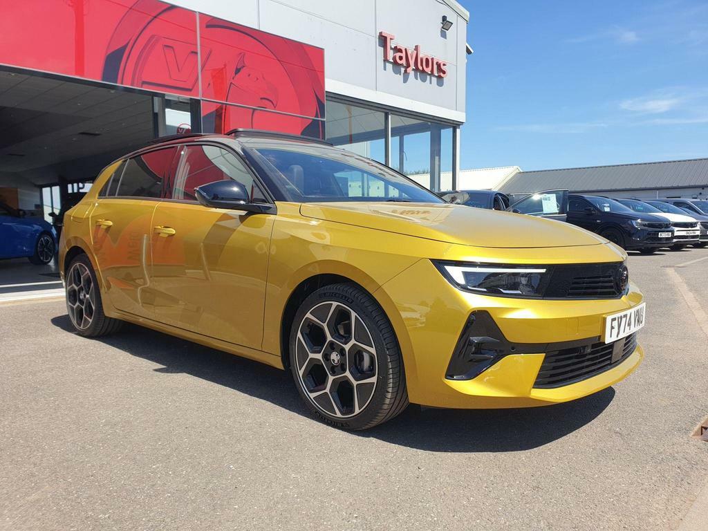 Vauxhall Astra 1.2 Turbo Ultimate Euro 6 Ss Yellow #4
