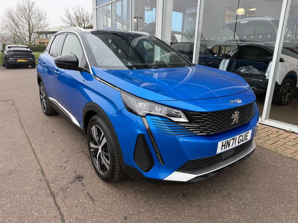 Peugeot 3008 1.6 13.2Kwh Gt Premium E-eat 4Wd Euro 6 Ss HN71GUE Blue #5