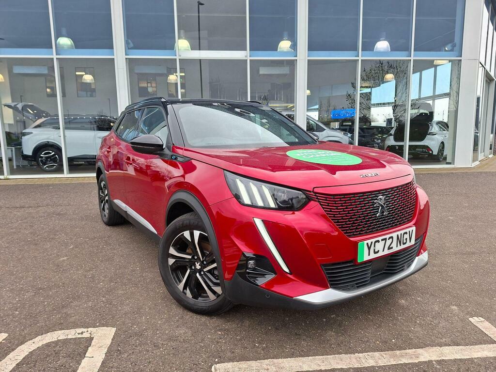 Peugeot e-2008 50Kwh Gt 7Kw Charger Red