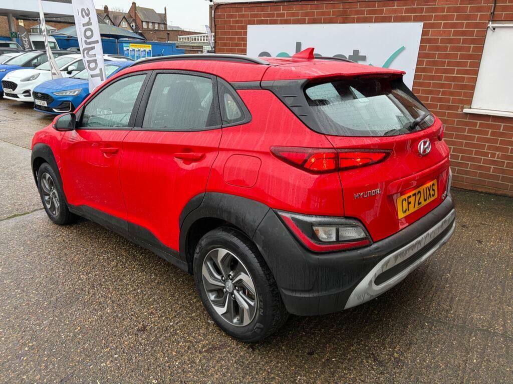 Hyundai Kona 1.6 H-gdi Se Connect Dct Euro 6 Ss CF72UXS Red #4