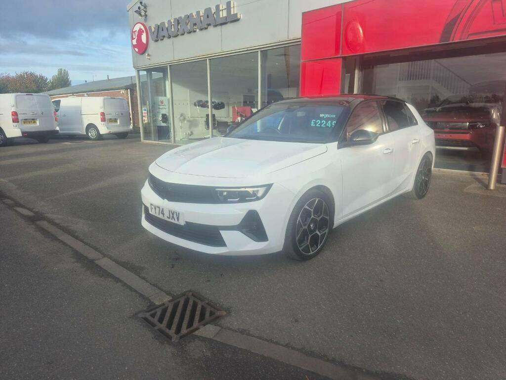 Vauxhall Astra 1.2 Turbo Ultimate Euro 6 S S FY74JXV White #3