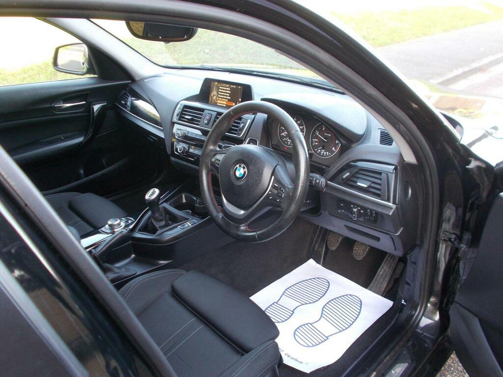 BMW 1 Series 2.0 118D Sport Euro 6 S S OW16YCU Black #5