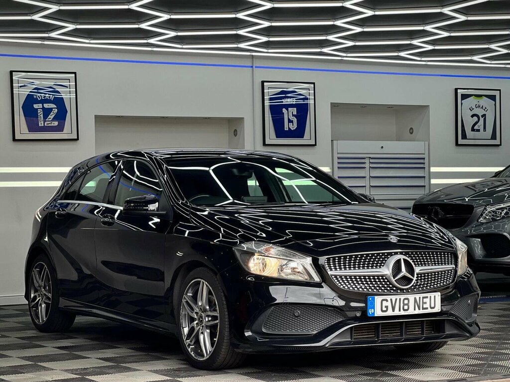 Mercedes-Benz A Class Hatchback 1.5 A180d Amg Line 7G-dct Euro 6 Ss 5 Black