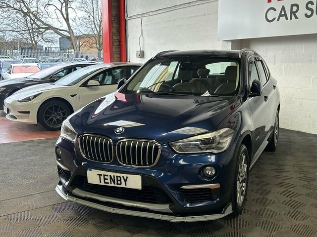 BMW X1 Automatic HJ66OBN Blue #4