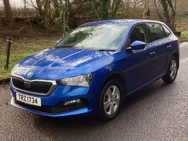 Skoda Scala 1.0 Tsi Se Hatchback Euro 6 S S TRZ1734 Blue #3