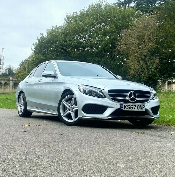 Mercedes-Benz C Class C 220 D Amg Silver