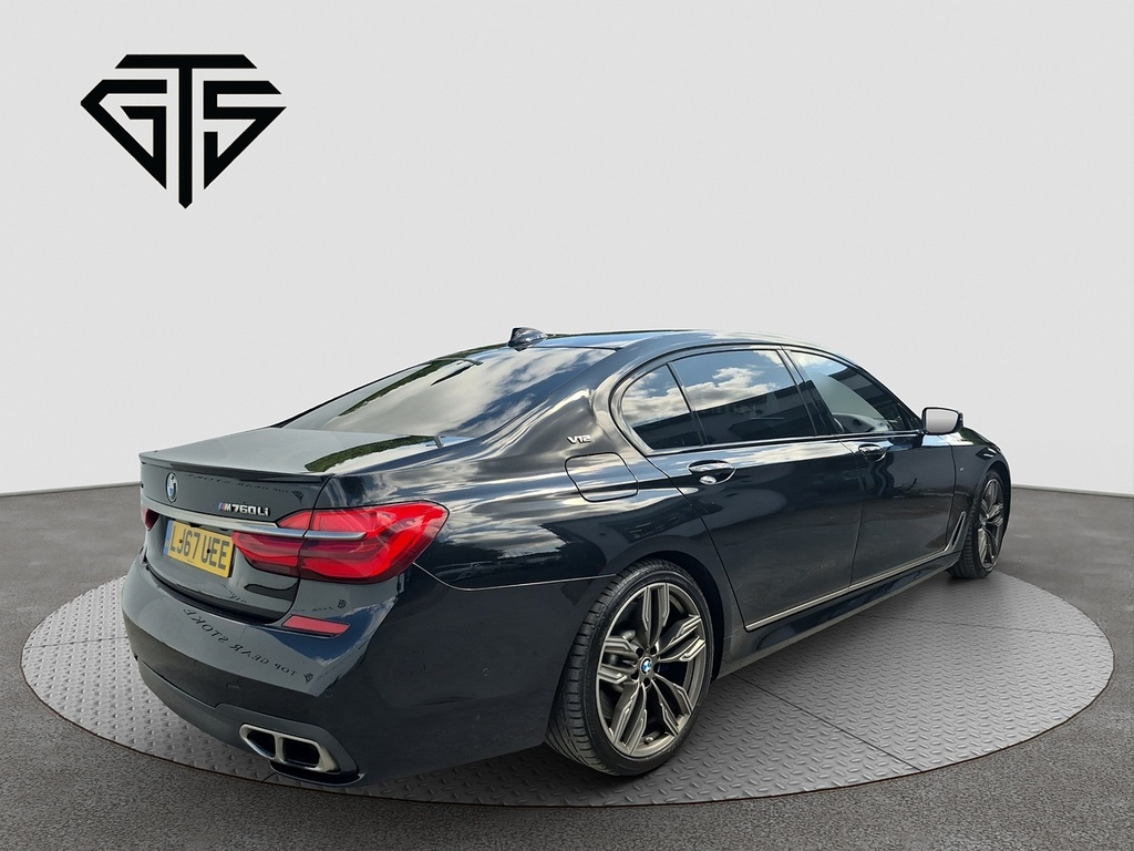BMW 7 Series 6.6 M760l V12 Xdrive Euro 6 Black #3