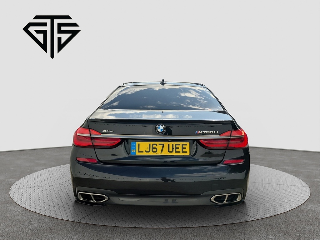 BMW 7 Series 6.6 M760l V12 Xdrive Euro 6 Black #4