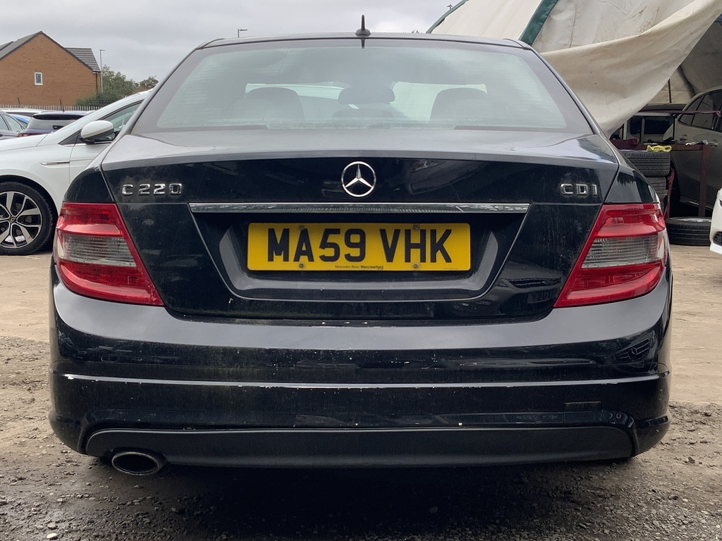 Mercedes-Benz C Class C220 Cdi Blueefficiency Sport MA59VHK Black #6