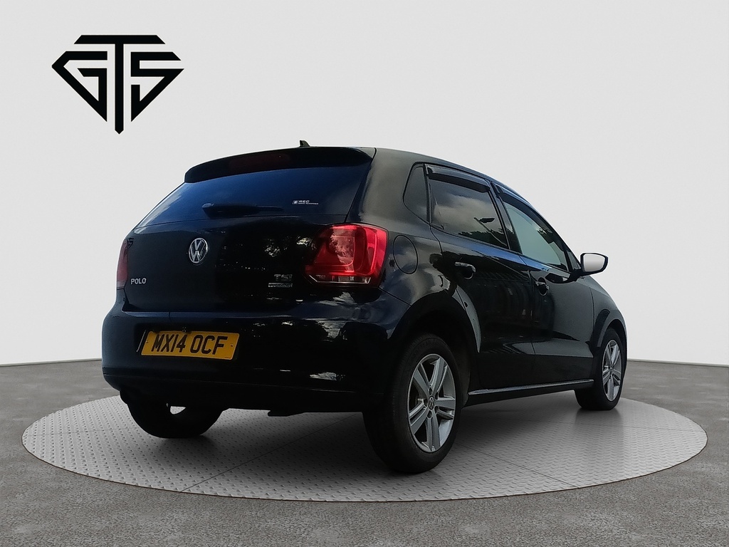 Volkswagen Polo Tsi Bmt MX14OCF Black #3